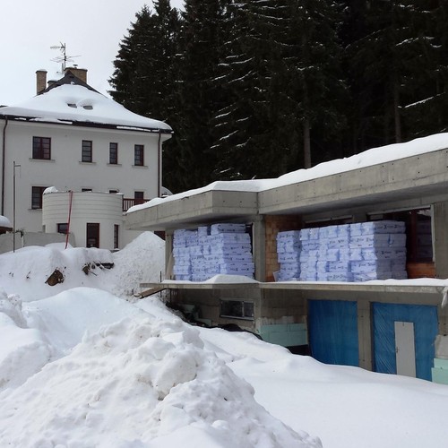 Hotel Bedřiška - průběh výstavby